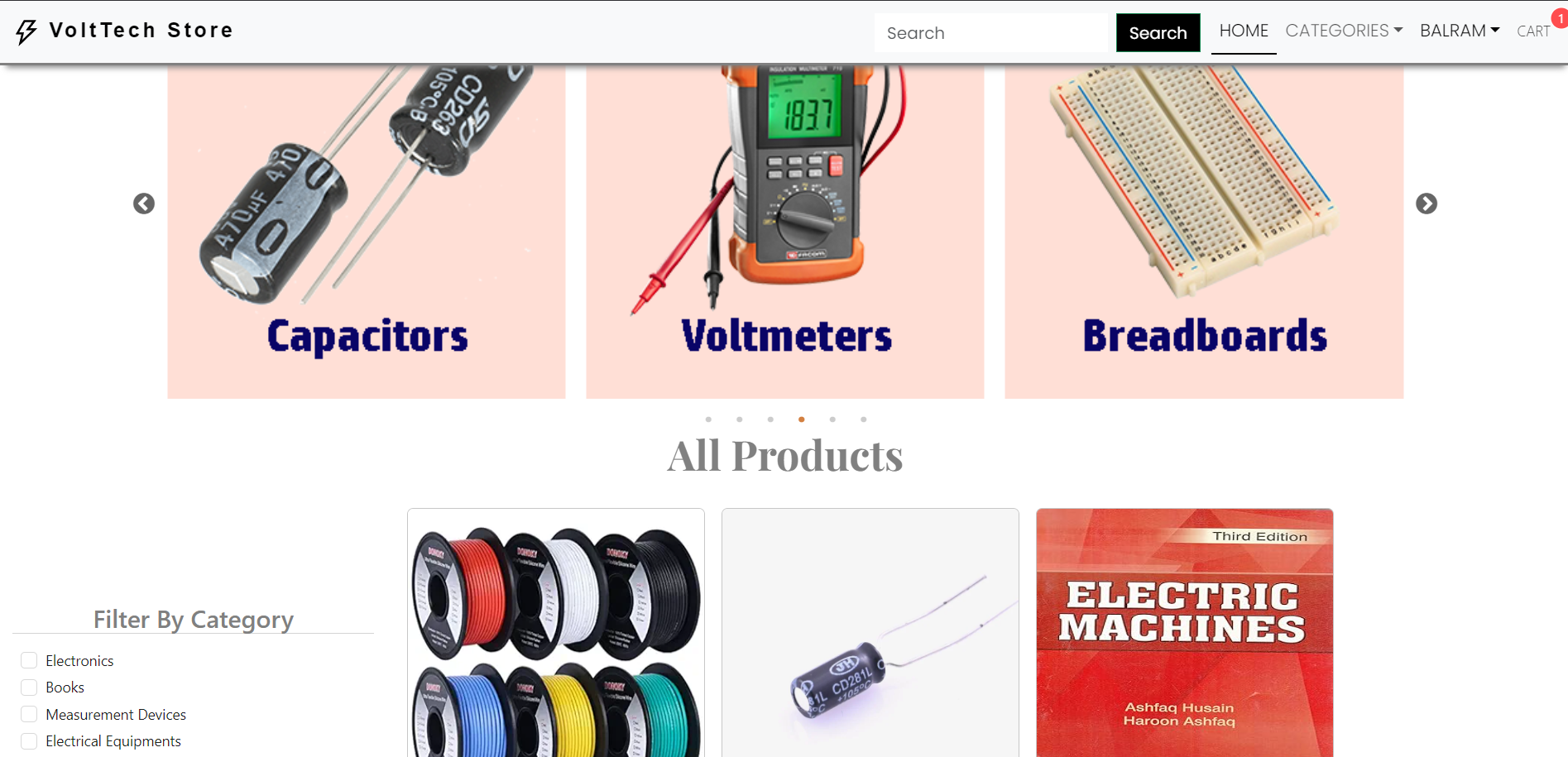 Image representing a link for VoltTech Store